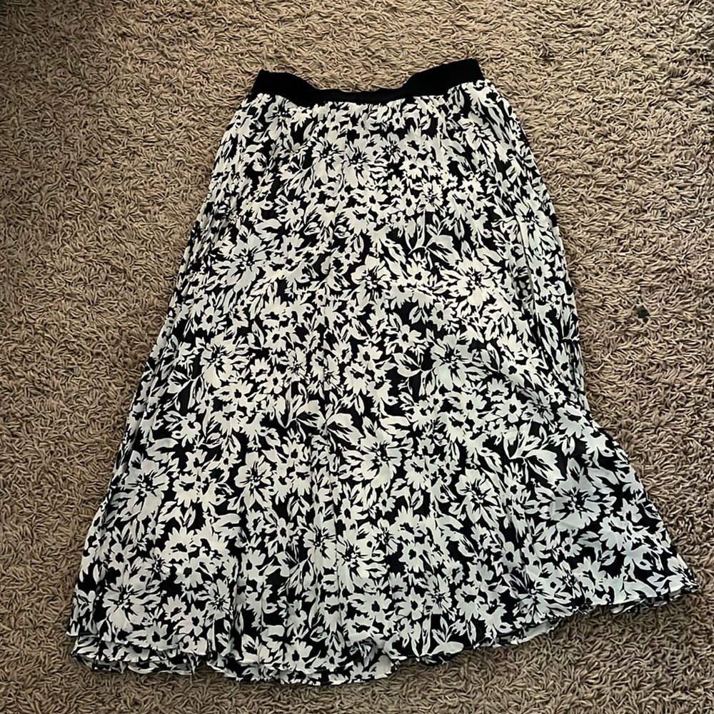 Floral maxi skirt